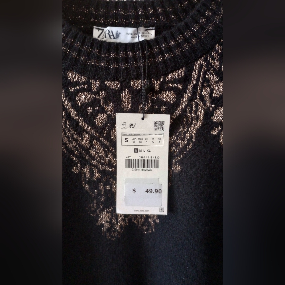 Zara Sweater NWT - Picture 3 of 4